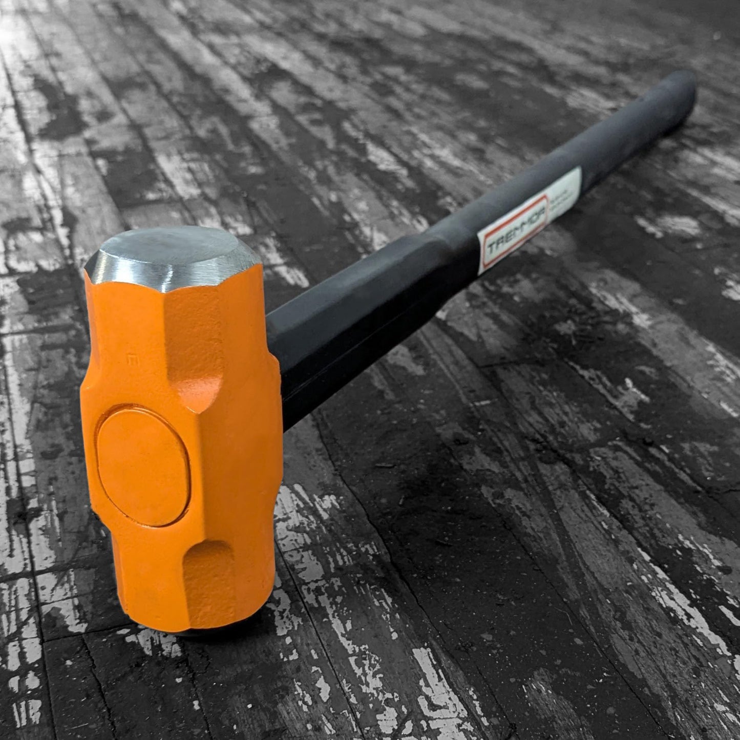 TREMMOR Sledge Hammer 12lb Heavy Duty Sledgehammer with IRON CORE Steel Reinforced Rubber Handle | Sledgehammers for Demo, Pros, DIY, Industrial (36 in. Length) TR1645