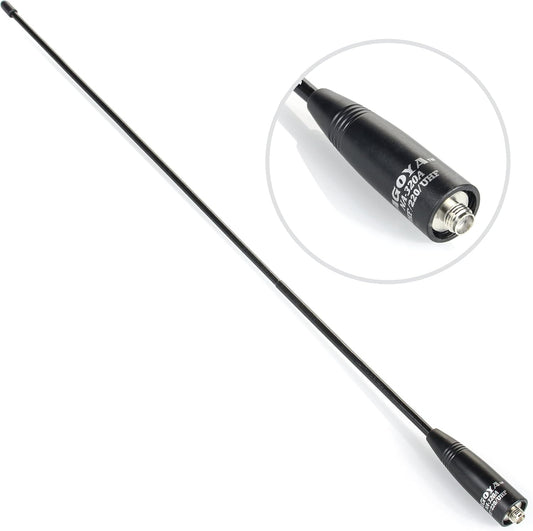 BTECH NA-320A 2M-1.25M-70CM (144-220-440Mhz) Authentic Genuine Nagoya Triband HT Antenna Antenna SMA-Female