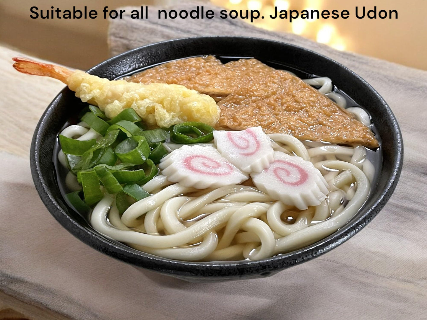 Japanese Luxury Ceramic Ramen Bowl Complete Set with Reusable Chopsticks, Rest and Renge Soup Spoon, All are Made in Japan, Set of 3, 40ounces (standard size) Dishwasher & Microwave Safe (Black 3 Set)