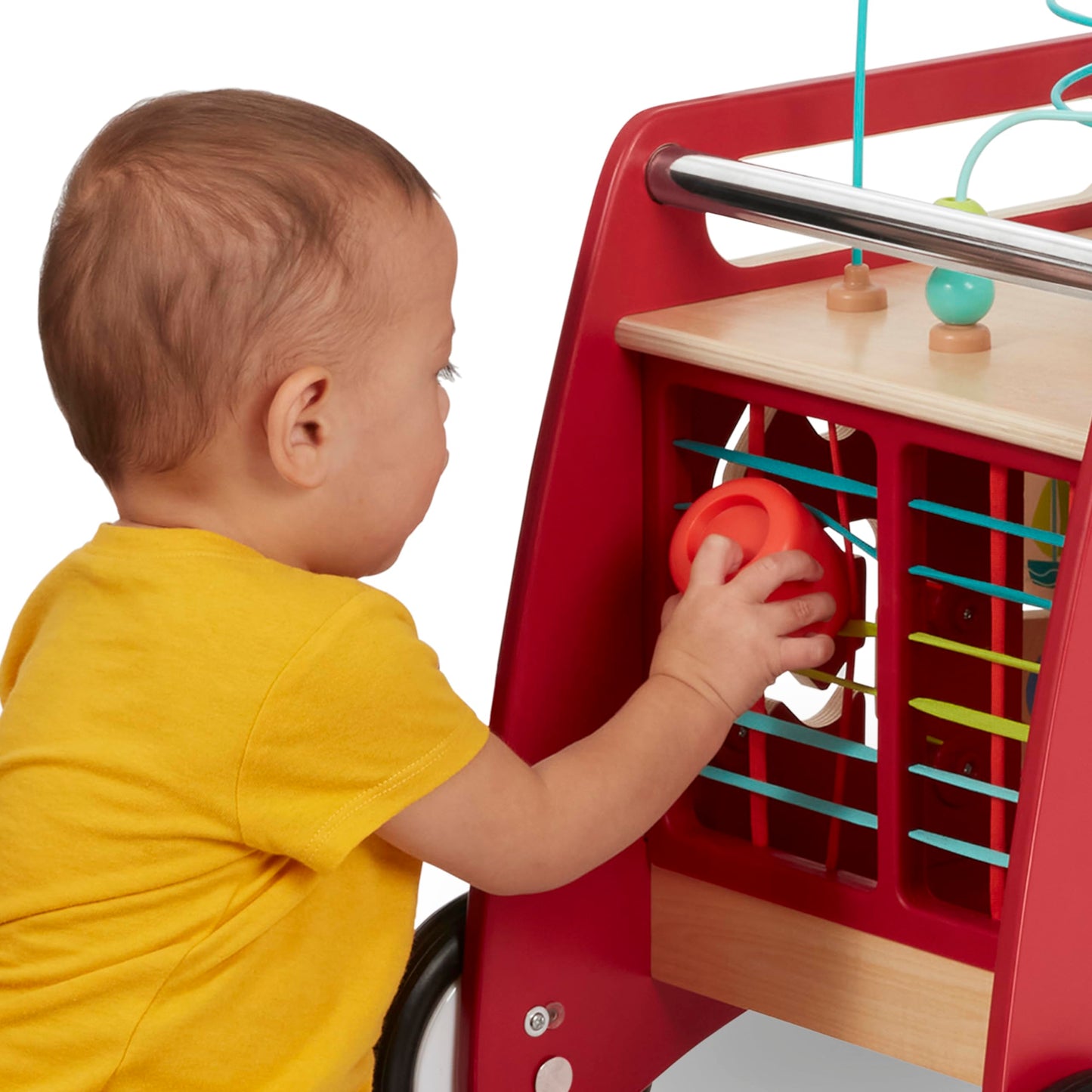 Radio Flyer Deluxe Push & Play Cube Walker, Walker Toy for Ages 1-3