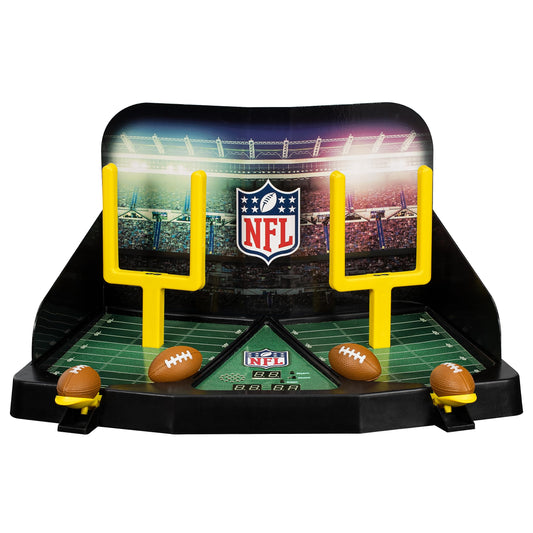 Franklin Sports Mini Football Field Goal Tabletop Game - Flying Field Goal Mini Football for Kids + Adults - Fun Indoor Sports Table Game for All Ages - Tabletop Toy