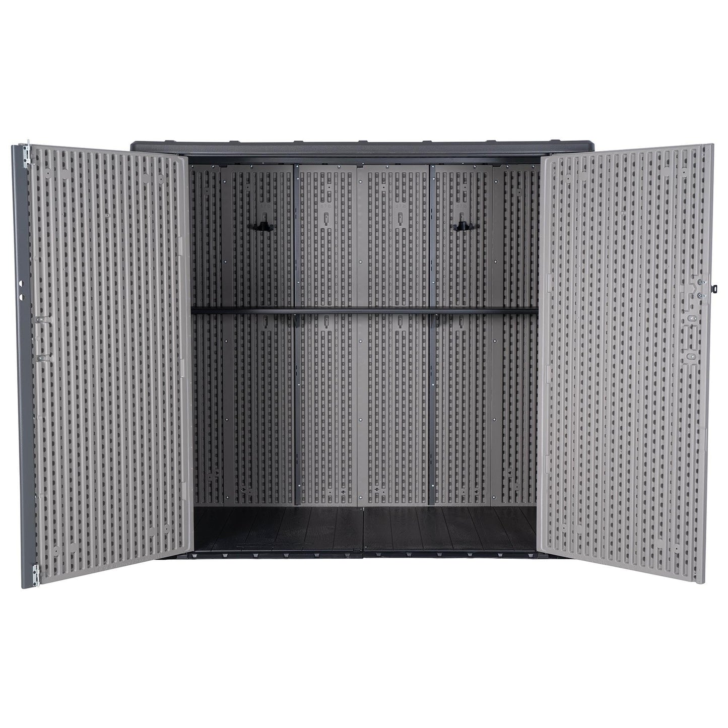 Lifetime Outdoor Utility Storage Shed with Double Wall Steel-Reinforced Construction, 6.3 x 3.6 FT