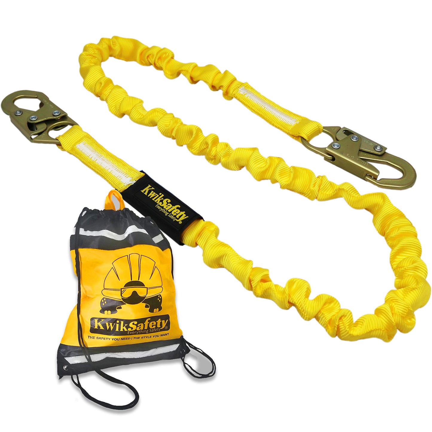 KwikSafety THUNDER DiamondBACK Safety Harness + RATTLER 6ft Safety Lanyard