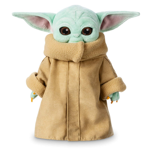 Disney Store Baby Yoda Plush - Official Grogu Stuffed Toy from The Mandalorian - Soft and Snuggly Baby Yoda Plush with Embroidered Features - Perfect Cuddly Galactic Companion for Fans.