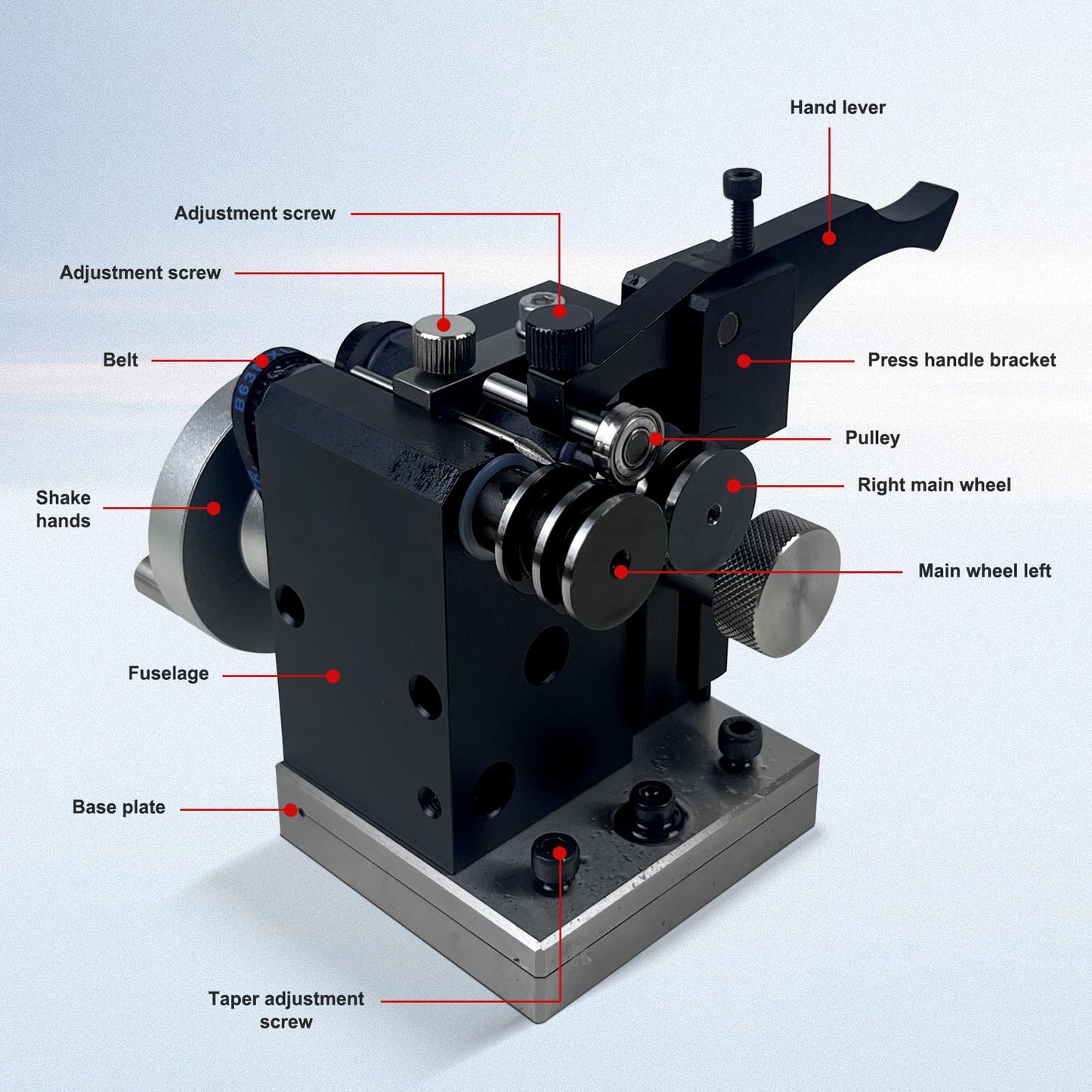 AICEYI High Precision Vertex Mini Punch Grinding Machine Double slot Mini Punch Grinder High Precision Needle Grinding Machine for Milling Drilling Machine Clamping Accuracy 0.002mm