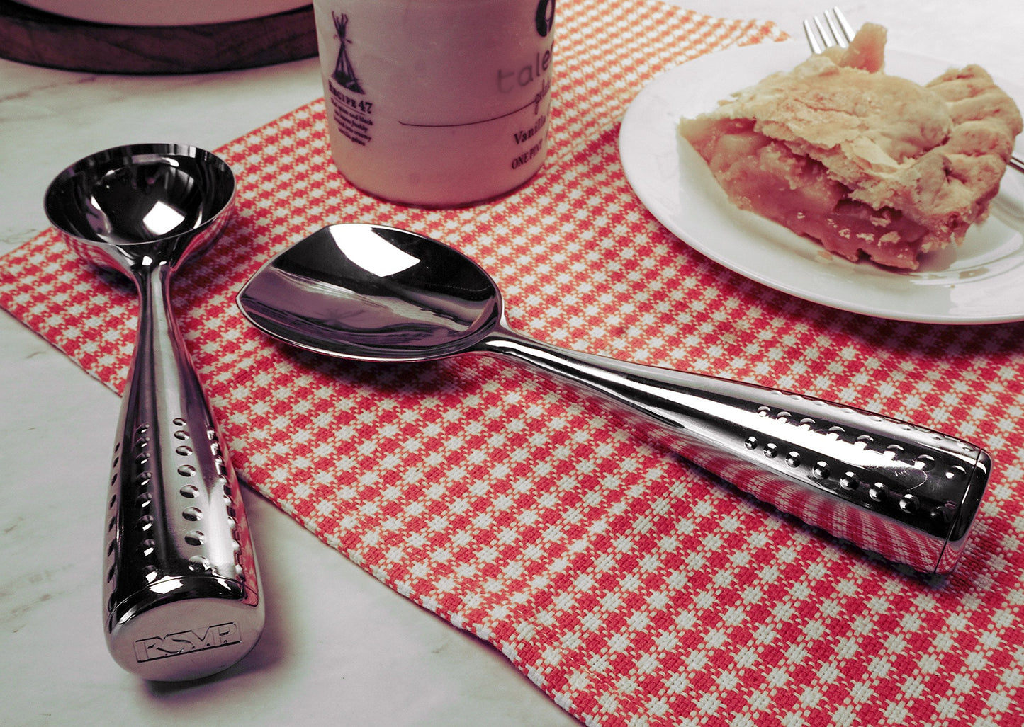 RSVP International Ice Cream Tool Collection, Dishwasher Safe, Large Handle, Vintage Spade