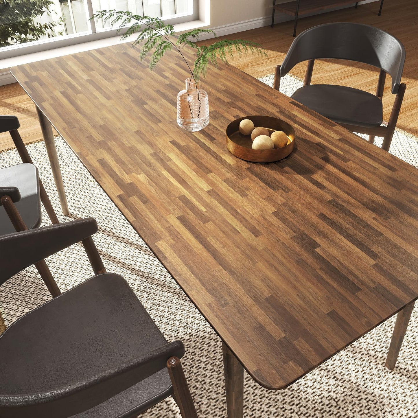 FunStick Thick Butcher Block Contact Paper for Countertops Waterproof Self Adhesive Brown Wood Wallpaper Peel and Stick Wood Grain Contact Paper Removable Wood Wallpaper for Table Cabinets 12"x200"