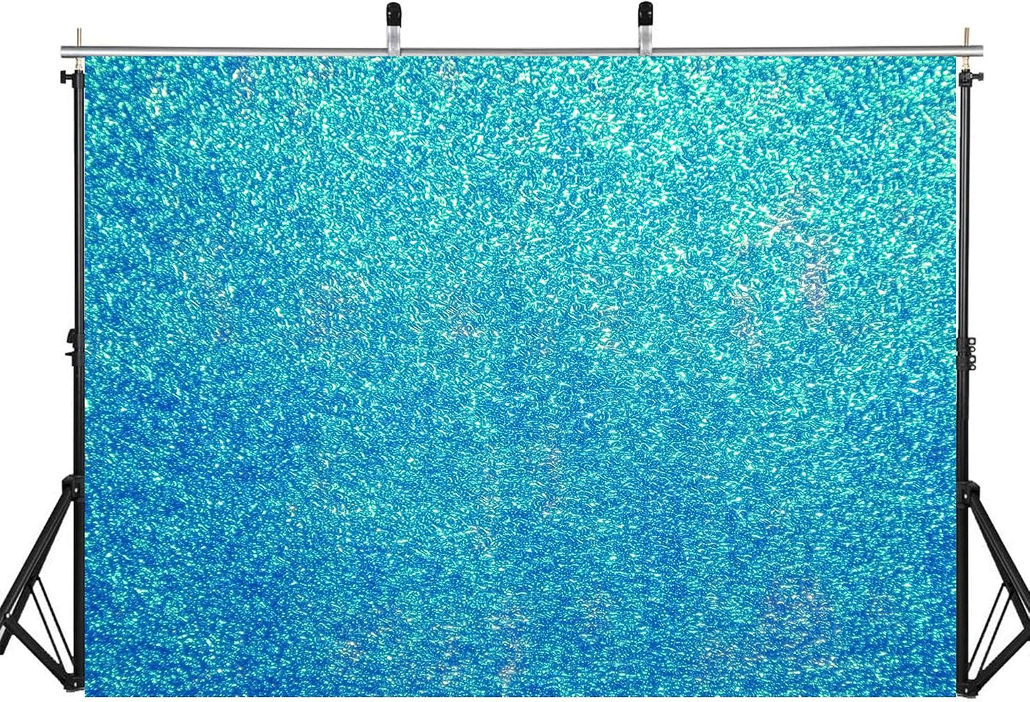 LidyMini 6x6ft Fabric Sparkling Blue Water Backdrop Glistening Ripple Texture Background Minimalist Nature Shooting