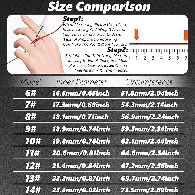 Smart Health Ring for Women Men Fitness Tracker with Heart Rate, Blood Oxygen, Blood Pressure, Sleep Monitoring, Step Counting, IP68 Waterproof for iPhone and Android, No APP Fee, Black 14