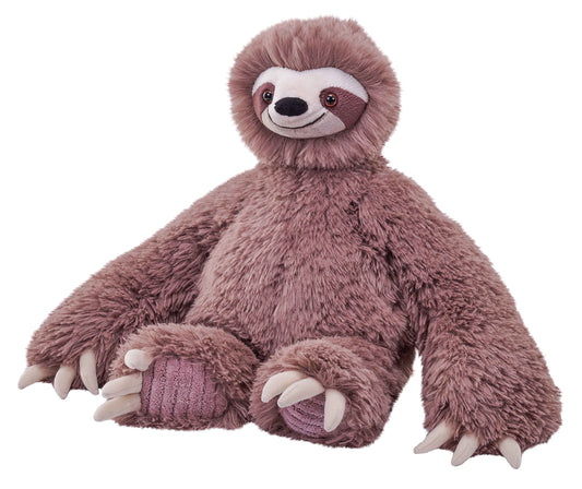 Wild Republic Snuggleluvs, Sloth, Weighted Stuffed Animal, 15 inches, Gift for Kids, Plush Toy, Fill is Spun Recycled Water Bottles