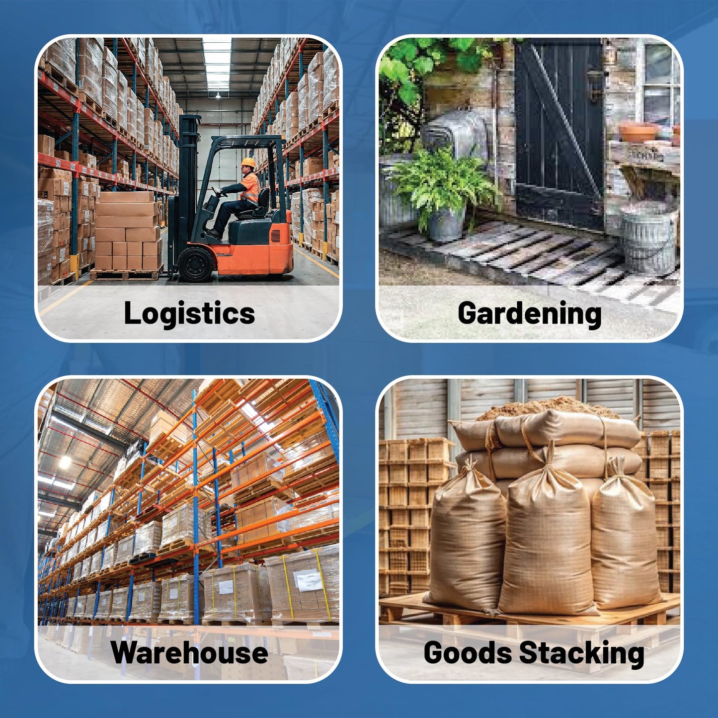 Nutan, Heavy-Duty 4-Way Entry Wooden Pallet – 48x48x5”, Industrial-Grade Hardwood Shipping Pallet, Durable, Reusable, Stackable, Easy to Handle, Commercial Use as a Floor-Pallet, 1 Pack