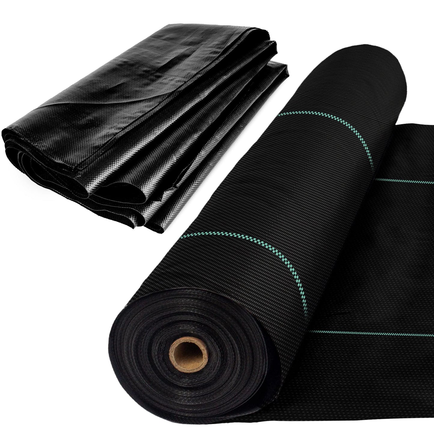 Super Geotextile Woven Geotextile Fabric for Driveway and Road Stabilization, Construction Underlayment, Erosion Control, Commercial Grade 50 Year for Gravel Roads and Pavers (20x30) Ships Folded