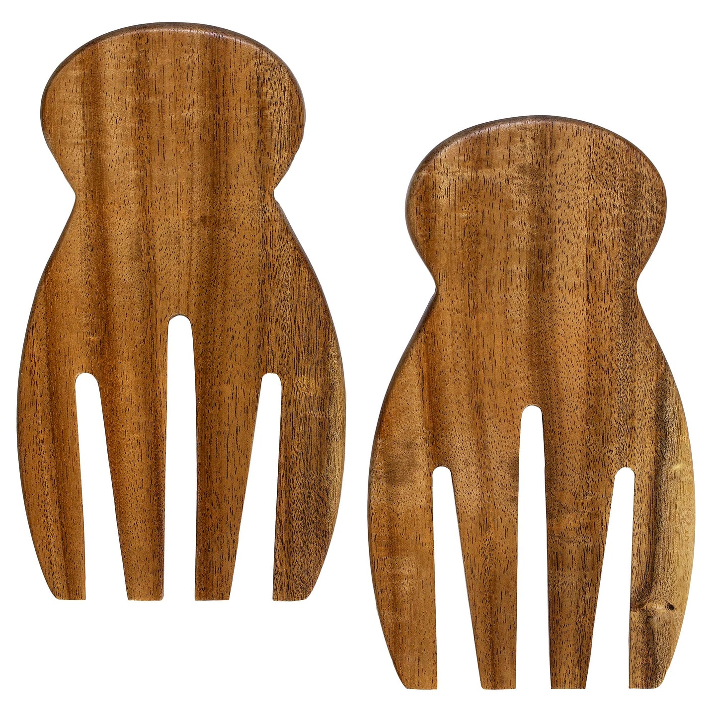 TB Home Salad Hands – Acacia Wood Salad Serving Utensils for Tossing & Serving