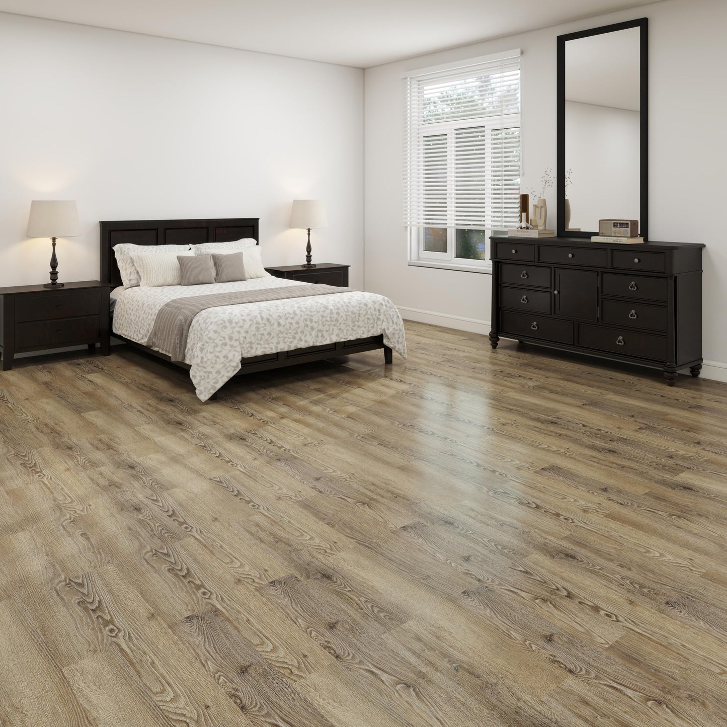 MULGREAT Peel and Stick Floor Tile, 54 Sq.Ft 36 Pieces 36"x6" Long Vinyl Flooring, 1.5mm Thick Waterproof Renter Friendly Self Adhesive Vinyl Plank Flooring for Bedroom RV Kitchen (Linen Oak)