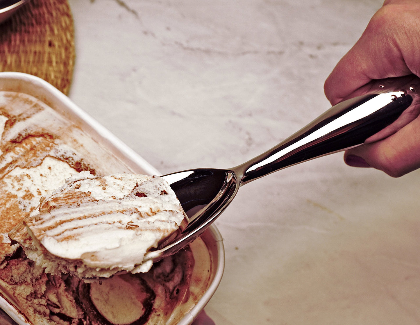 RSVP International Ice Cream Tool Collection, Dishwasher Safe, Large Handle, Vintage Spade