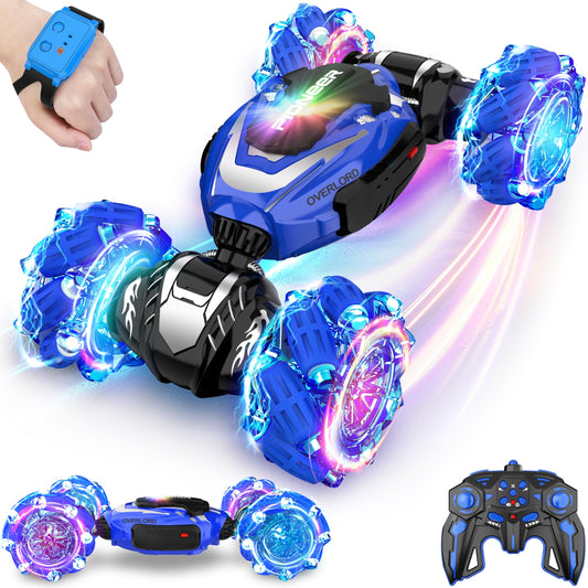 Remote Control Car, Gesture Sensing RC Stunt Car, 4 WD Transform Off Road for Rotating, 2.4Ghz Hand Controlled Remote Control Twister Cars, RC Cars for Kids Boys Girls Toy Gift Age 6 7 8 9 10 11 12 yr