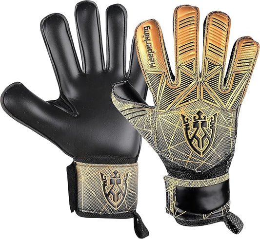 Soccer Goalie Goalkeeper Gloves for Kids Boys Youth & Adult,Latex Strong Grip Palms with Removable Finger Spines Protection Children Football Gloves for Training/Match(Sizes 5-10,6 Styles)