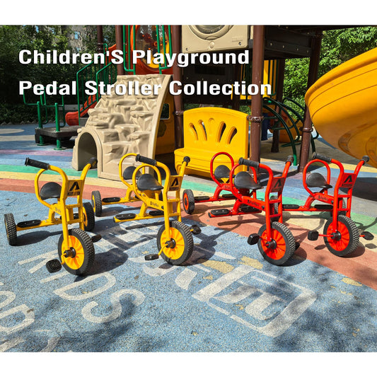 Ageliya Preschool Kids Tricycle for Rider Age 3-5, Durable Metal Pedal Trike for Boys Girls, Big Kid Tricycle with Non-Slip Grip, Solid Rubber Tires -Outdoor Playschool Daycare Playground Equipment