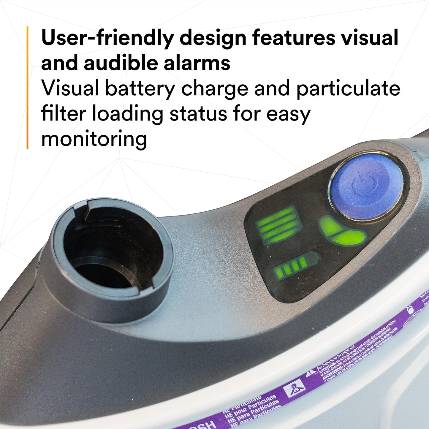 3M PAPR Respirator, Versaflo Powered Air Purifying Respirator Kit, TR-300N+ HKL, Healthcare, M/L Headcover, Lightweight, Low-Profile, Easy to Use, All-in-One Respiratory Protection for Particulates