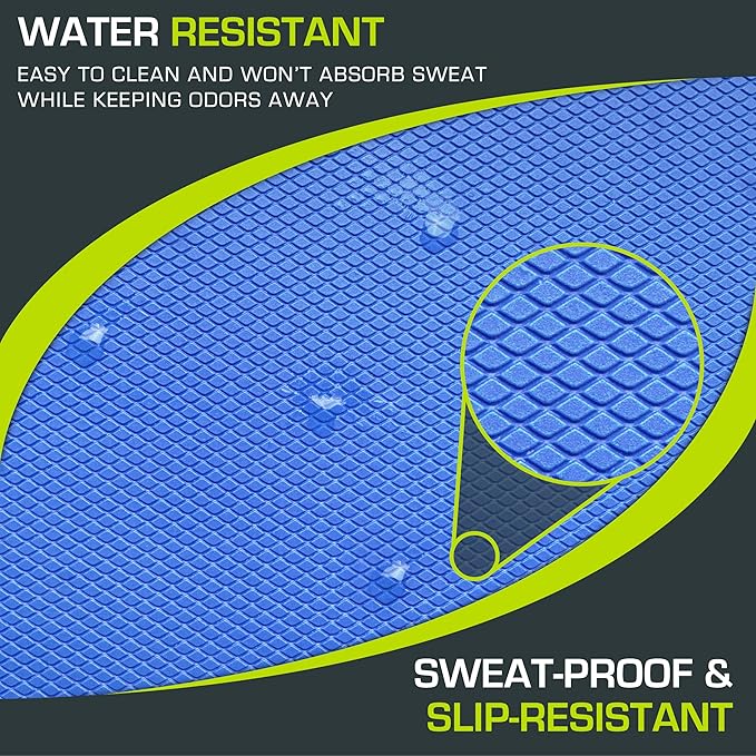 ProsourceFit Exercise Balance Pad ??Non-Slip Cushioned Foam Mat & Knee Pad for Fitness and Stability Training, Yoga, Physical Therapy